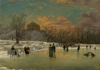 Z historie bruslení na Vltavě v Praze