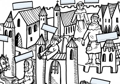 Obyvatelé středověkého města