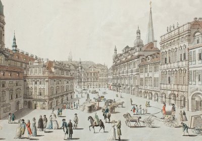 Život Pražanů na vedutě z 18. století I a II